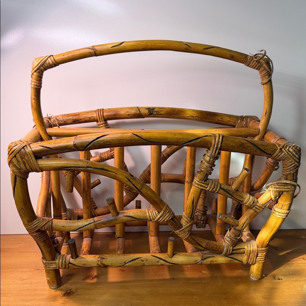 Natural Bamboo Magazine Rack - Picture 8 of 12